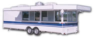 24′ Concession Trailer with Awning Marquee Signs - Thumbnail