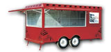 14′ Concession Trailer with Two-Tone Paint - Thumbnail