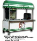 8′ Vending Cart with Refrigerated Display Case - Thumbnail