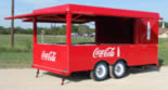 14′ Special Events Beverage Trailer with Two-tone Paint and Stainless Fold-out Counters - Thumbnail
