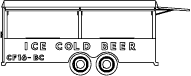 Ice-Cooled Bottle & Can Beer Trailer - Thumbnail