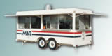 16′ Concession Trailer with Cooking Equipment and Custom Graphics - Thumbnail