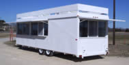 24′ Concession Trailer with Roof Marquee - Thumbnail