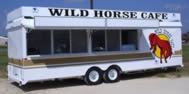 24′ Concession Trailer with Custom Lettering and Graphics - Thumbnail