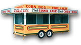 16′ Concession Trailer with Roof Marquee - Thumbnail