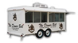 16′ Concession Trailer with Enclosed Rear End - Thumbnail