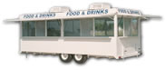 20′ Concession Trailer with Metal Wheel Skirts - Thumbnail