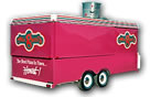 16′ Concession Trailer with Conveyor Pizza Oven - Thumbnail