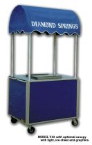 4′ Vending Cart with Stainless Steel Ice Chest - Thumbnail