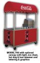 6′ Vending Cart with Electric Hot Dog & Bun Steamer - Thumbnail