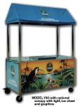 6′ Vending Cart with Custom Graphics - Thumbnail