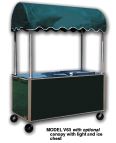6′ Vending Cart with Stainless Steel Ice Chest - Thumbnail