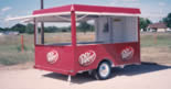 10′ Special Events Beverage Trailer with Custom Dr Pepper Graphics - Thumbnail