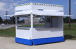 10′ Concession Trailer with Chase Lights - Thumbnail