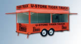 16′ Concession Trailer with Roof Marquee and Custom Graphics - Thumbnail